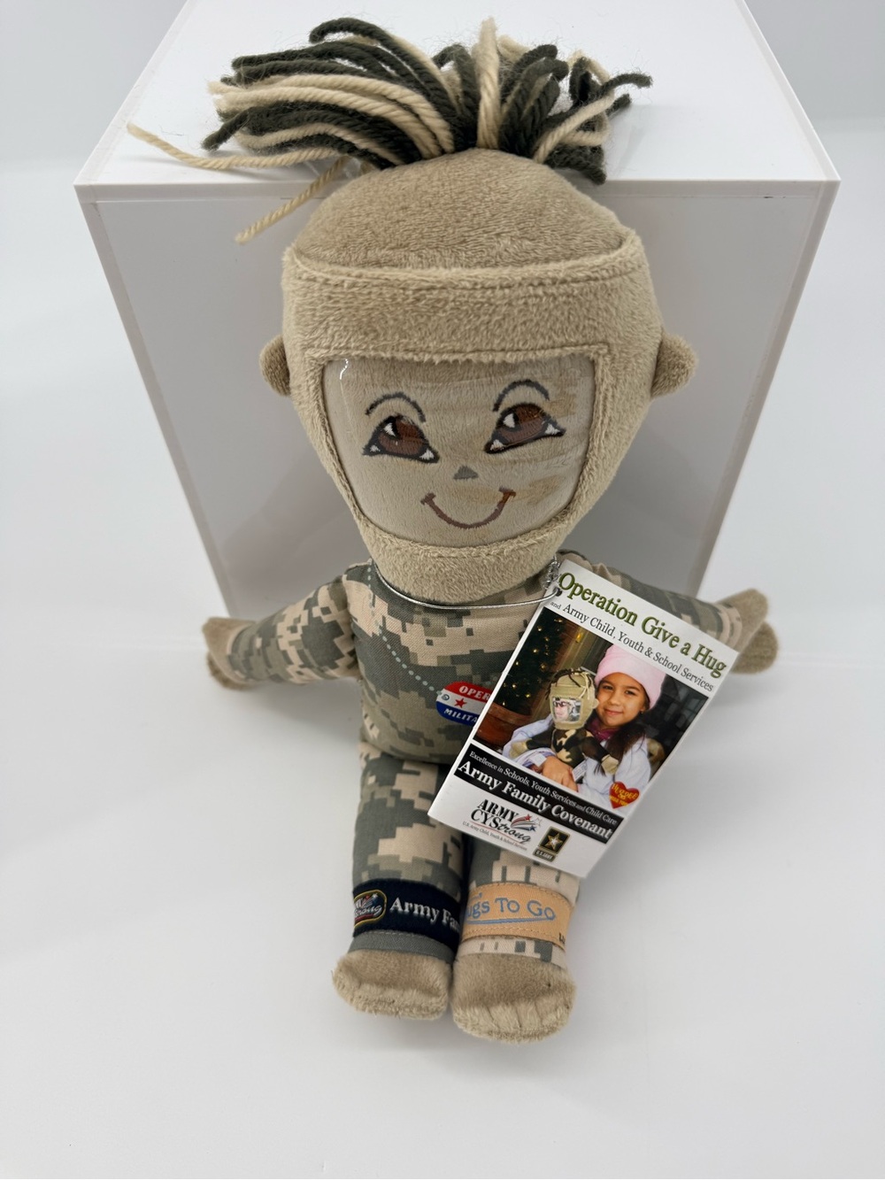 Army Plush Doll - Tan Camo